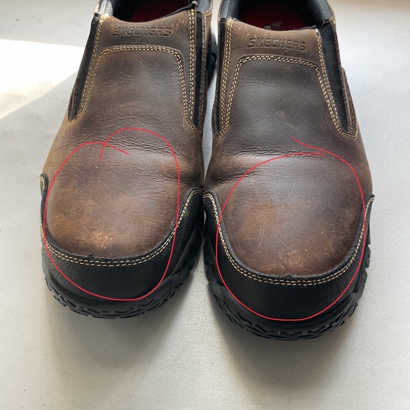 Skechers Men's Hartan Steel Toe Slip On Shoe Size 14 - Picture 2 of 11